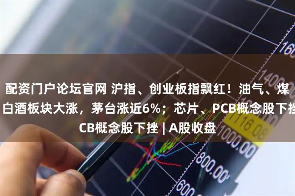配资门户论坛官网 沪指、创业板指飘红！油气、煤炭、电力、白酒板块大涨，茅台涨近6%；芯片、PCB概念股下挫 | A股收盘